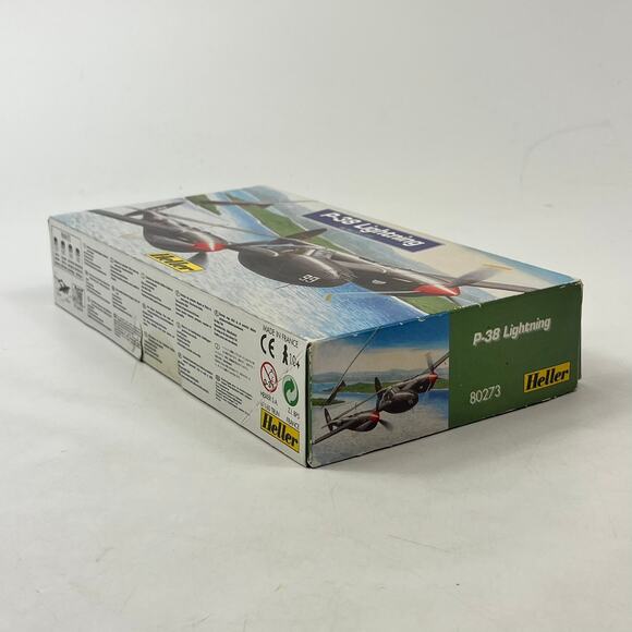 Heller P-38 Lightning 1/72 Scale Model Kit 66 Pieces No. 80273 Vintage Aircraft - Picture 3 of 7